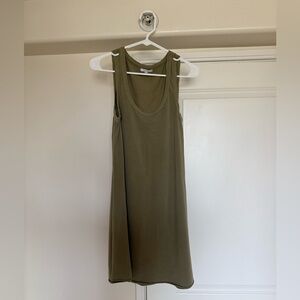Green T Shirt Dress, Size M